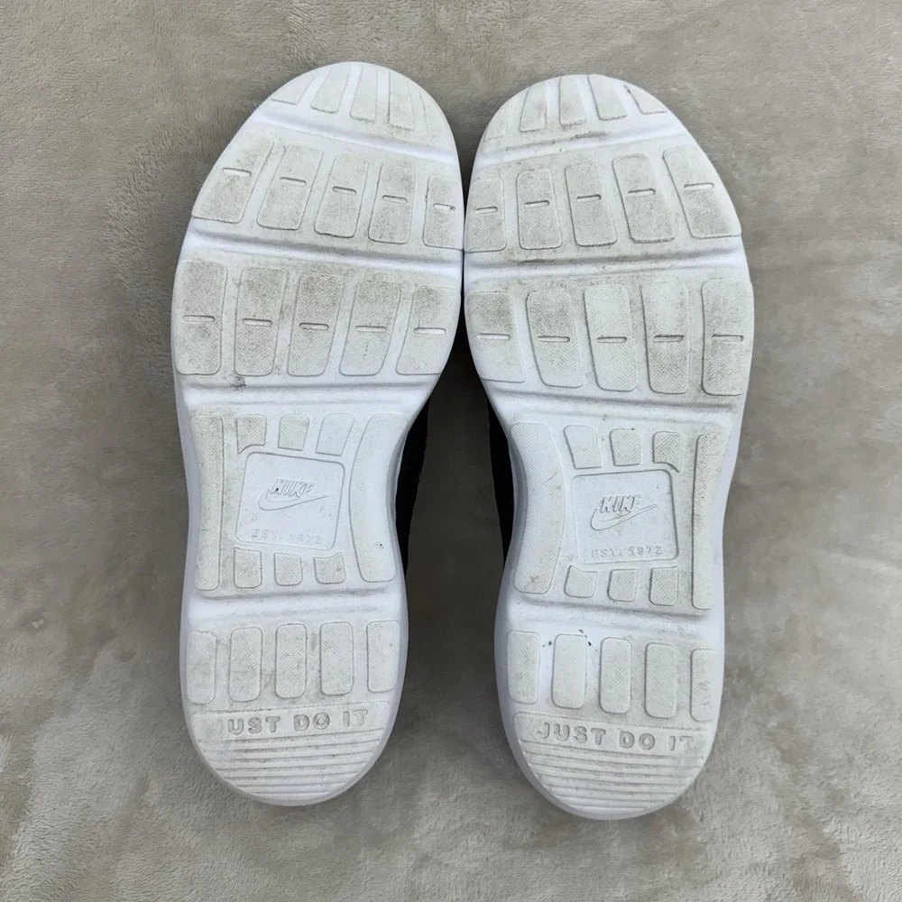 Nike AD Comfort Men 10.5 Black White Slip On Shoes DJ0999-001 Sneakers
